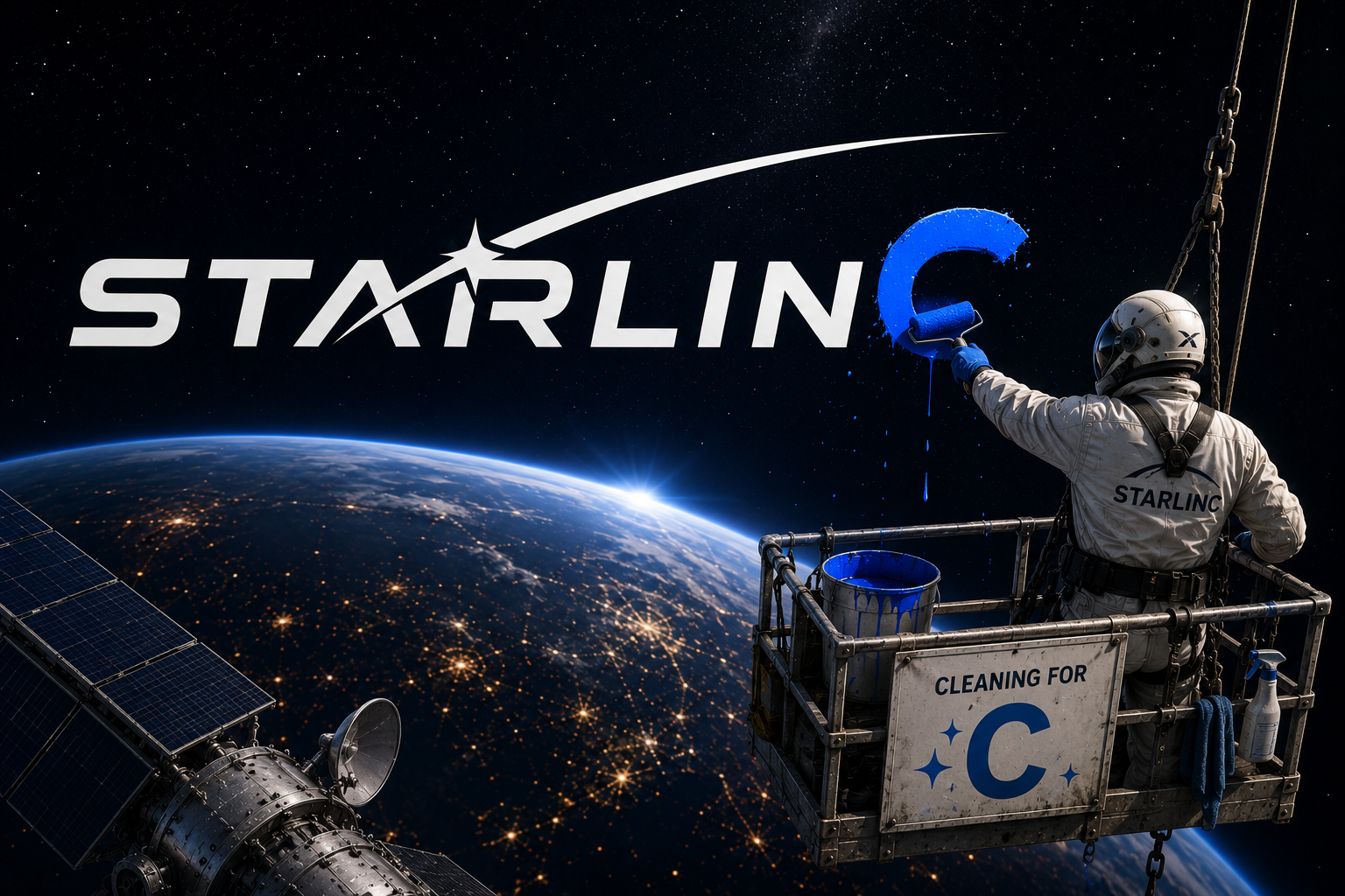 STARLINC: Satellite Trail Artifact Removal using Inter-Frame Correlation